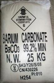 Barium carbonate – BaCO3