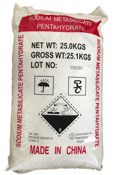 Na2SiO3 – Sodium Metasilicate Pentahydrate